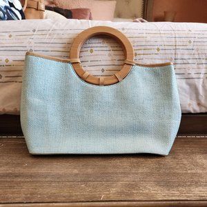 Wicker Summer clutch purse